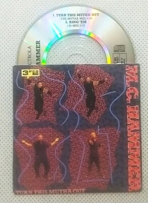 (CD) MC Hammer – Turn This Mutha Out ,Mini CDs, CDP 560 2034163, 3 Tracks, Rare. - Image 1 of 4