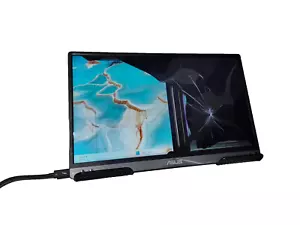 READ! 15.6" ASUS ZENSCREEN MB16AC PORTABLE C-TYPE MONITOR- FHD(1920X1080)@60HZ - Picture 1 of 14