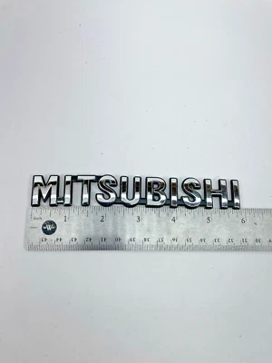 Mitsubishi Eclipse Cross Lancer 2008-21 nuevo emblema de placa de identificación cromada Foto 1 de 4