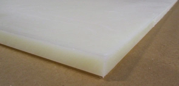 Nylon 6/6 Extruded Sheet Natural Tint (1/2) - .500" x 24" x 48" - Image 1 of 2