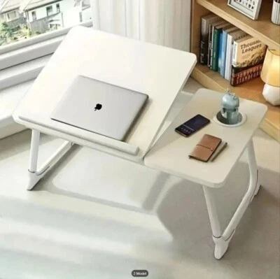 Bed Tray, Laptop Desk for Bed, Tray with cup holder, Adjustable postions - Image 1 of 4