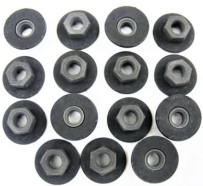 Tuercas Ford - M8 - Rosca 1.25 - Hexagonal 13 mm - Arandela giratoria 24 mm - 15 tuercas - #189 Foto 1 de 4