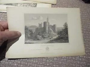 Ancienne Gravure SCHLOSS ORTENBERG in der ORTENAU - Imagen 1 de 5