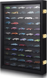Car Model Display Case 1: 64 Scale Toy Cars Box Acrylic Door Display Case Model - Picture 1 of 7