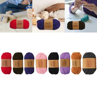 Stricken Garn Taschen Kissen Makramee Teppiche Haustier Bett Häkeln Stoff - Bild 1 von 2