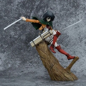 Hot !Anime Attack on Titan Mikasa Ackerman Action Doll PVC Figure New No Box - Picture 1 of 10