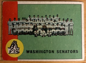 1963 Topps Washington Senators Team Leaders #131 Chuck Hinton Harry Bright Fair - Picture 1 of 2