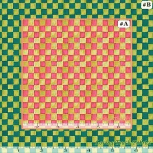 QT KORI KUMI "GIFT OF FRIENDSHIP" CHECKS FABRICS (SELECTION) - Picture 1 of 3