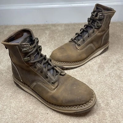 Georgia Boot AMP LT Wedge Mujer 8.5 Marrón Impermeable Clásico Botas de Trabajo Foto 1 de 4