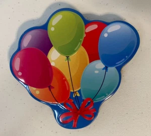 Balloons Birthday Gift Card Holder Metal Tin With Window Amazon Gift Card Tin - Picture 1 of 4