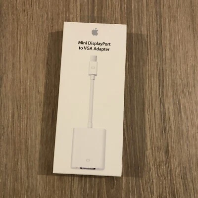 Genuine Apple Mini DisplayPort to VGA Adapter - MB572Z/B - A1307 - MacBook - NEW - Image 1 of 4