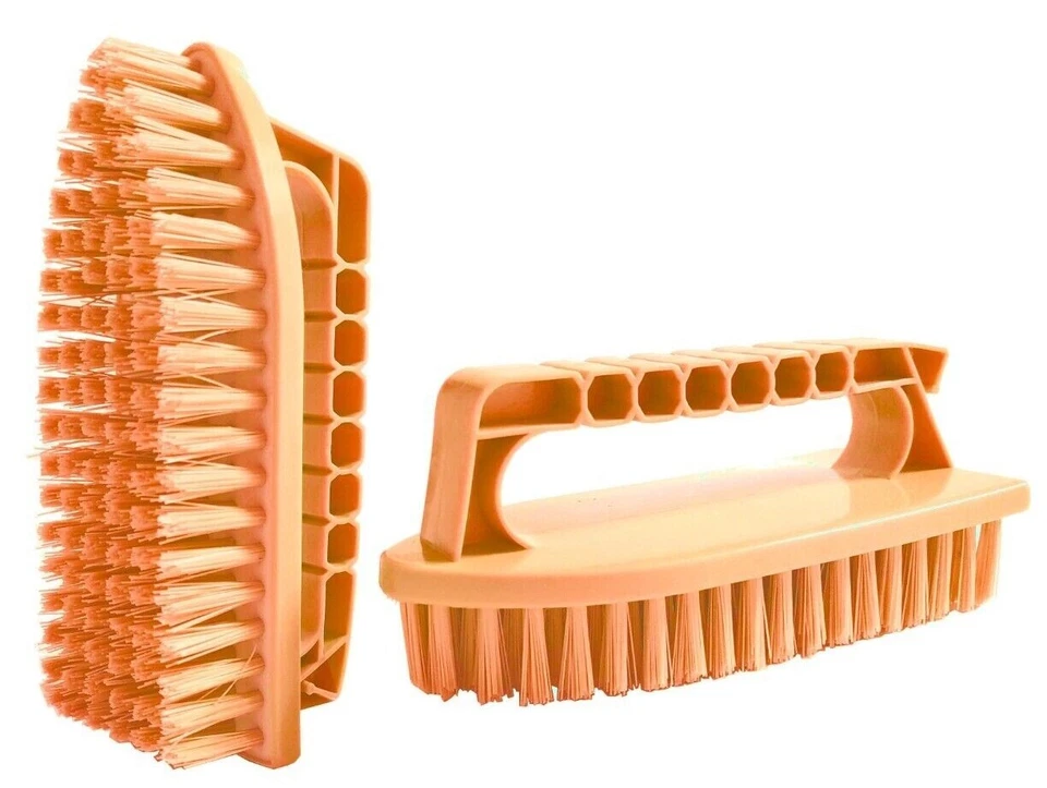 2件装ST多功能重型多功能厨房浴室清洁磨砂刷 — 第 1/1 张图片