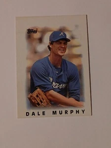 1986 Topps Mini League Leaders #37, Dale Murphy - Picture 1 of 2