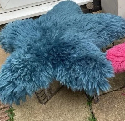 Sheepskin Footstool Star  - Image 1 of 2