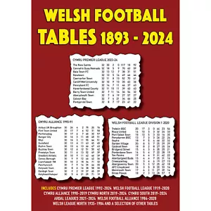 Walisische Fußballtische 1893-2024 - Statistikbuch - Wales Fußball - 4. Auflage - Bild 1 von 2