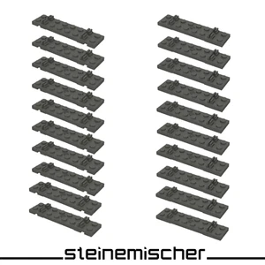 LEGO 767 / 4166 - 12V Eisenbahn Schwellen 10 Stück Track Sleeper Plate 2x8 - TOP - Bild 1 von 5