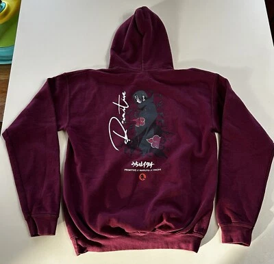 Primitive Skateboards x Naruto Shippuden Itachi Sharingan Hoodie Anime Youth Xl - Image 1 of 4