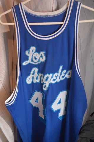 Jerry West #44 Lakers (61-62) Mitchell & Ness Hardwood Classics Jersey Size 56 Cover