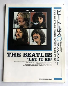 THE BEATLES LET IT BE BAND SCORE JAPAN GUITAR TAB - Picture 1 of 4