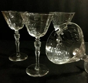 Libbey Rock Sharpe 3 oz. Cocktail / Aperitif Glasses Set of 4 - Picture 1 of 5