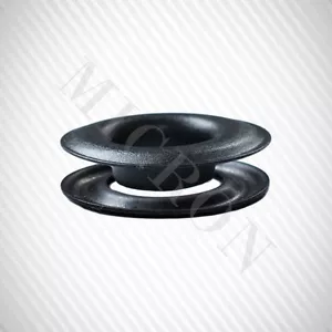 Micron #1 (5/16") Black Self-Piercing Grommets & Washers, 500 Pcs Set Per Bag - Picture 1 of 3