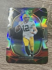 2022 Panini Select Aaron Rodgers Black & Red Concourse Die-Cut Prizm #55 Jets