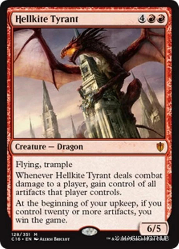 MTG - HELLKITE TYRANT - Commander 2016 (M) - Image 1 of 1