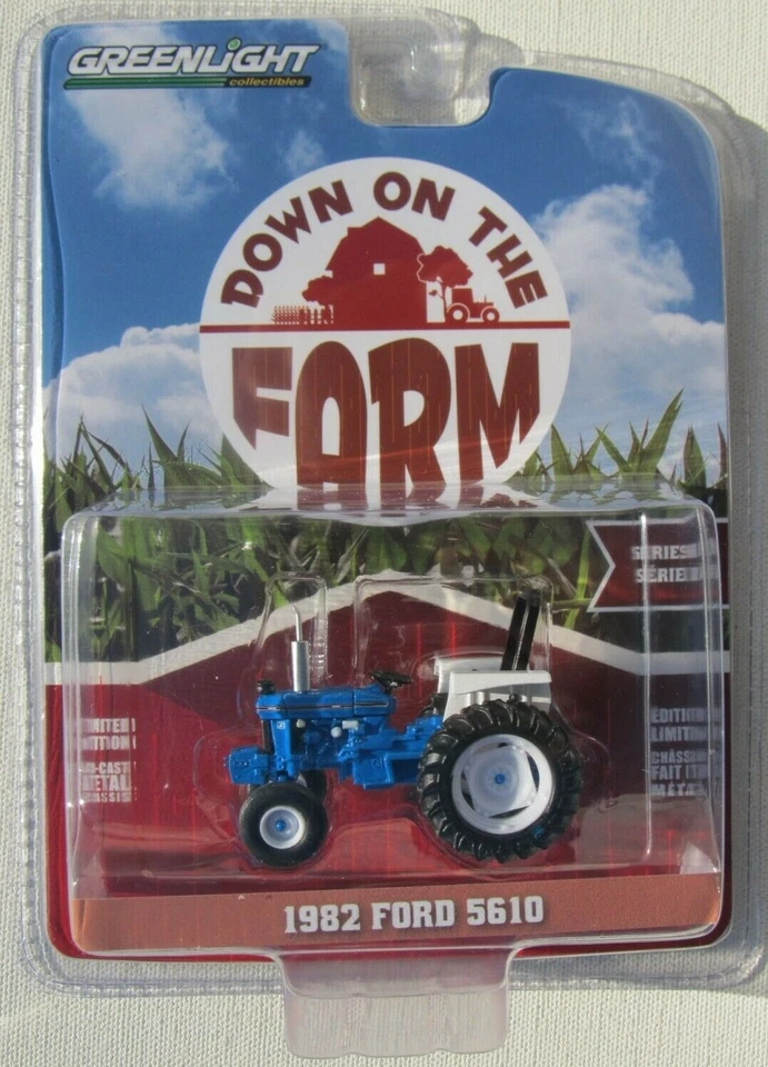 GREENLIGHT 2018 SERIES 1 DOWN ON THE FARM 1982 FORD 5610 TRACTOR 48010-C HTF - Image 1 of 1
