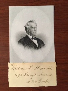 WILLIAM L HARRIS SIGNED, METHODIST EPISCOPAL BISHOP, CHURCH LAW, ABOLITIONIST - Picture 1 of 1