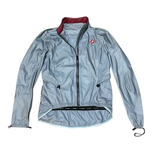 Castelli Donnina Cycling Ultra Lightweight Jacket - Women's Large Gray Silver - Picture 1 of 13