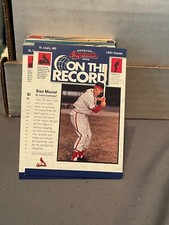 2002 Donruss Originals On The Record #12 Stan Musial/800 CARDINALS! MK5