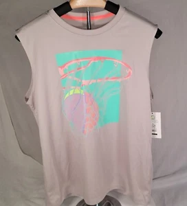 Kids Boys Athletic Works XL (14/16) Grey Graphic Tank Top Sleeveless NWT - Picture 1 of 10