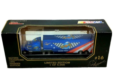 1994 Racing Champions Family Channel 16 Ted Musgrave NASCAR Team Hauler 1/87  - Image 1 of 4