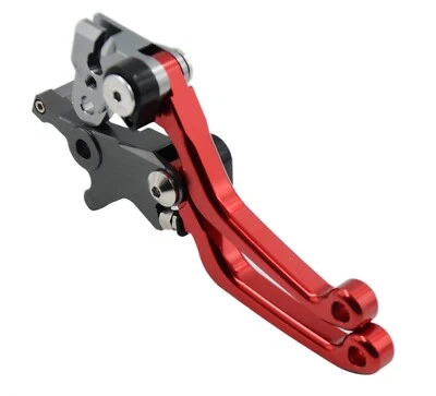 Palancas de embrague de freno pivote CNC de EE. UU. para HONDA CR125R/250R CRF250R/450R CRF250X/450X Foto 1 de 4
