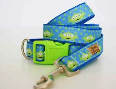 Aliens Toy Story Dog Collar and Lead - Image 1 of 4