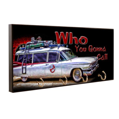 Ghostbusters Who You Gonna Call Diseño Caddy Colgador de llaves / Percha de correa para mascotas Foto 1 de 4