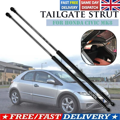 2pcs For Honda Civic Hatchback MK8 Tailgate Rear Gas Spring Struts 74820SMGE03 - Image 1 of 4