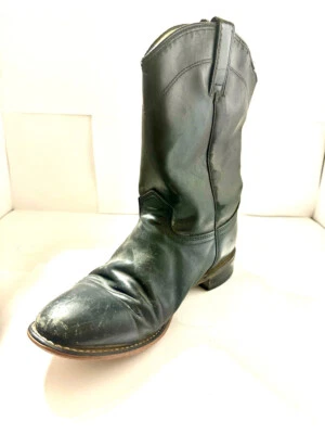 Botas Vaqueras Rodeo Drive Cuero Negro Talla 8 M Foto 1 de 4