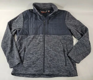 Free Country Herren Gr. XL (46-48) marineblau Overlay Fleece durchgehender Reißverschluss Jacke gebraucht, in einwandfreiem Zustand - Bild 1 von 7