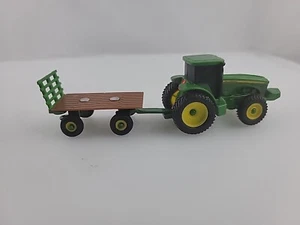 Ertl 1/64 John Deere Tractor and flare sided trailer/wagon diecast - Picture 1 of 16