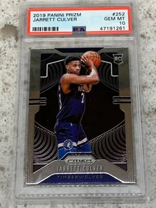 2019 Panini Prizm ROOKIE #252 JARRETT CULVER PSA 10 Gem Mint RC - Bild 1 von 2