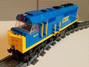 Custom Train CSX F40ph Engine -Please Read Item Description-