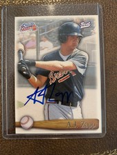 1998 Best Autograph Baseball Card Of A.J. Zapp!!