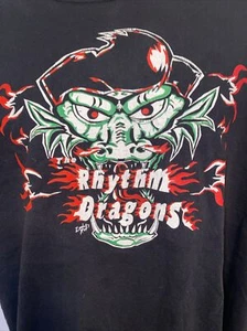 The Rhythm Dragons T-Shirt 3XL Black Band Tee Tour Concert Rockabilly Music - Picture 1 of 19