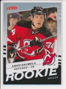 2008-09 UD Victory #343 ANSSI SALMELA - RC Rookie Card - New Jersey Devils