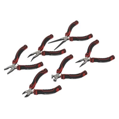 Sealey AK8381 Mini Pliers Set Comfort Grip 6 Piece - Image 1 of 3