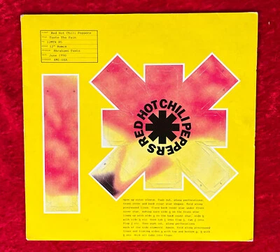 RED HOT CHILI PEPPERS 1990 Taste The Pain 12" single LP UK 12MTX85 EX rock funk - Imagem 1 de 4
