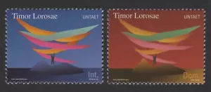 East Timor 2000, Transitional Authority Untaet MNH, Sc 350/51, Mi 369/70, SG 1/2 - Picture 1 of 2