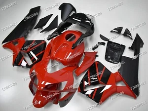 Kit de carenado de carrocería de molde de inyección ABS negro rojo para CBR600RR 2003 2004 - Imagen 1 de 9