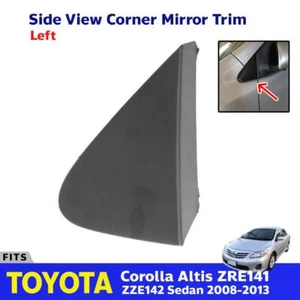 LH Side Mirror Trim Corner Triangle Fender Fit Toyota Corolla Sedan 2009-12 DRL - Picture 1 of 8